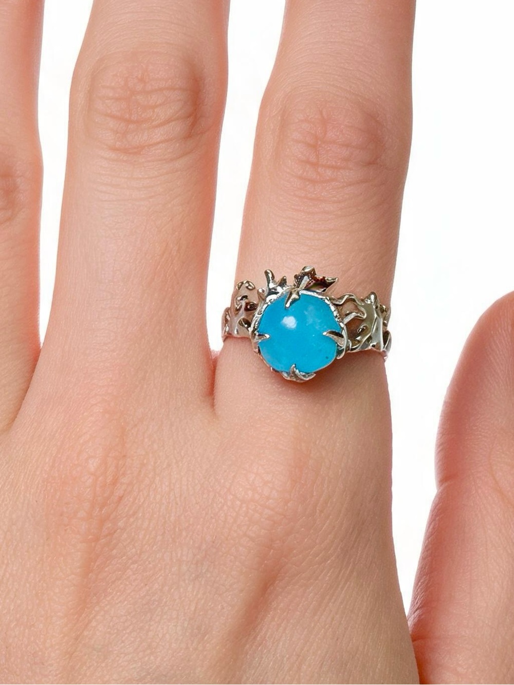 Genuine Aquamarine Set in 925 Sterling Silver - Picture 6 of 11